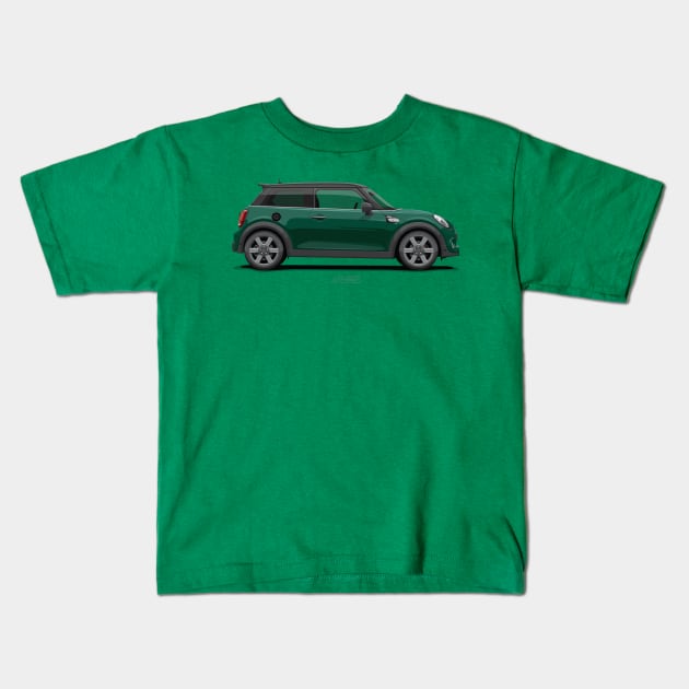 Cooper S Hatchback 60 Years Edition Kids T-Shirt by ARVwerks